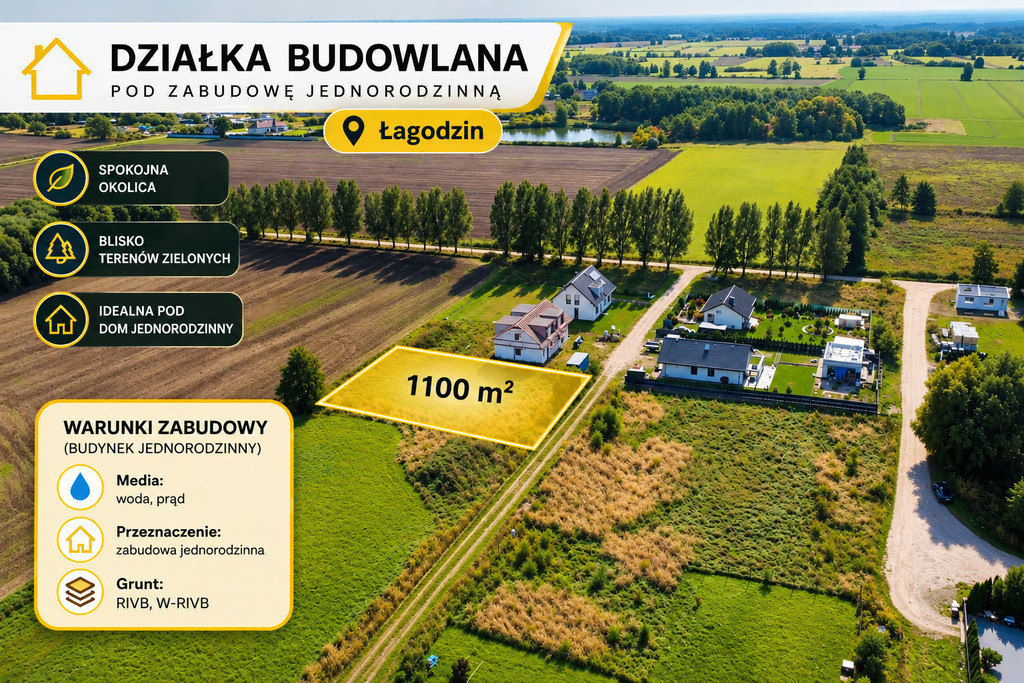 Działka Sprzedaż Łagodzin Tajemnicza