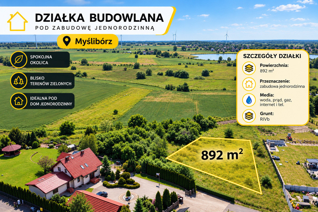 Działka Sprzedaż Myślibórz Łużycka